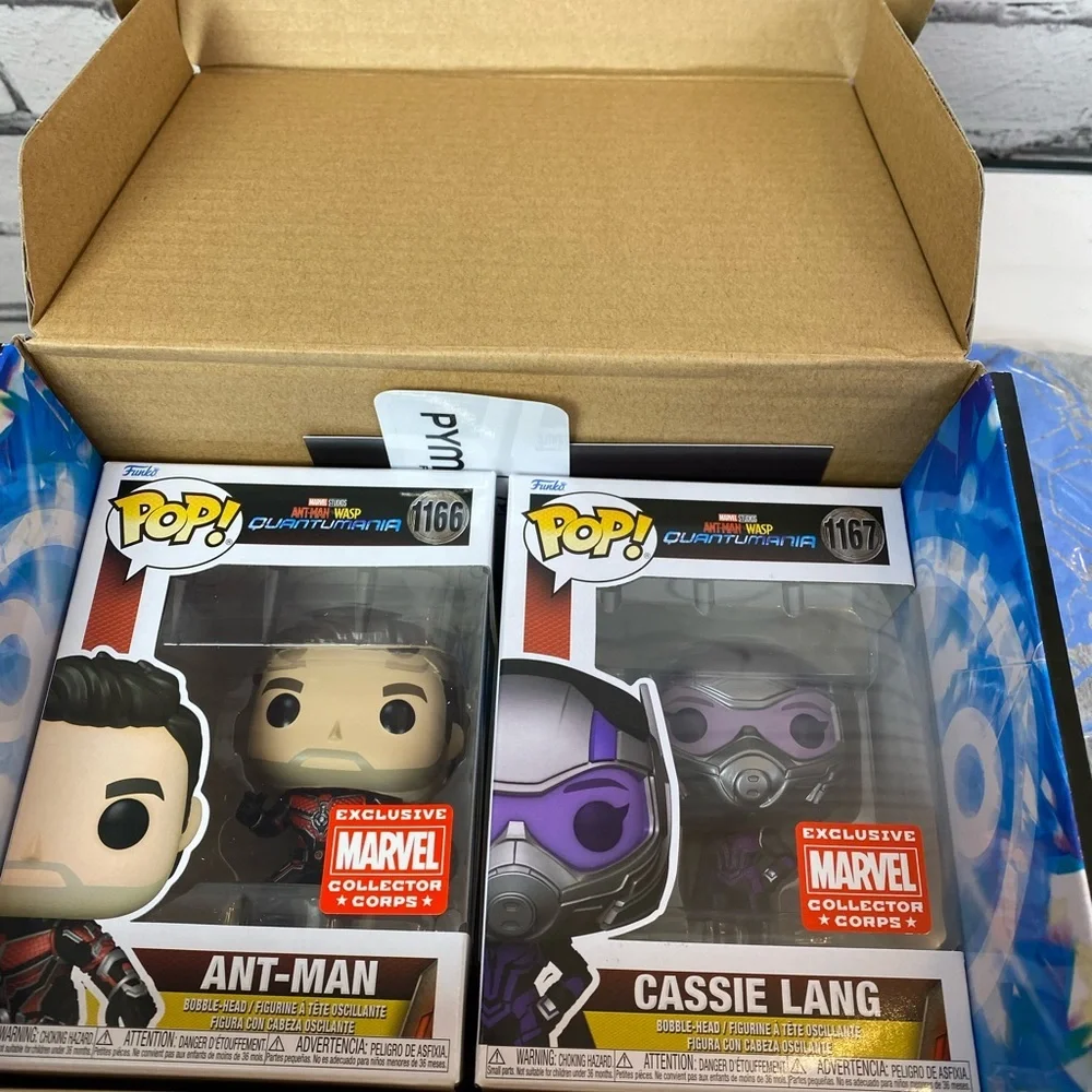 Funko Pop Marvel Collectors Corp Ant Man And The Wasp Quantumia Gift Set NEW